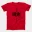 Hukum (Black) Men/Unisex T-Shirt in Red Color